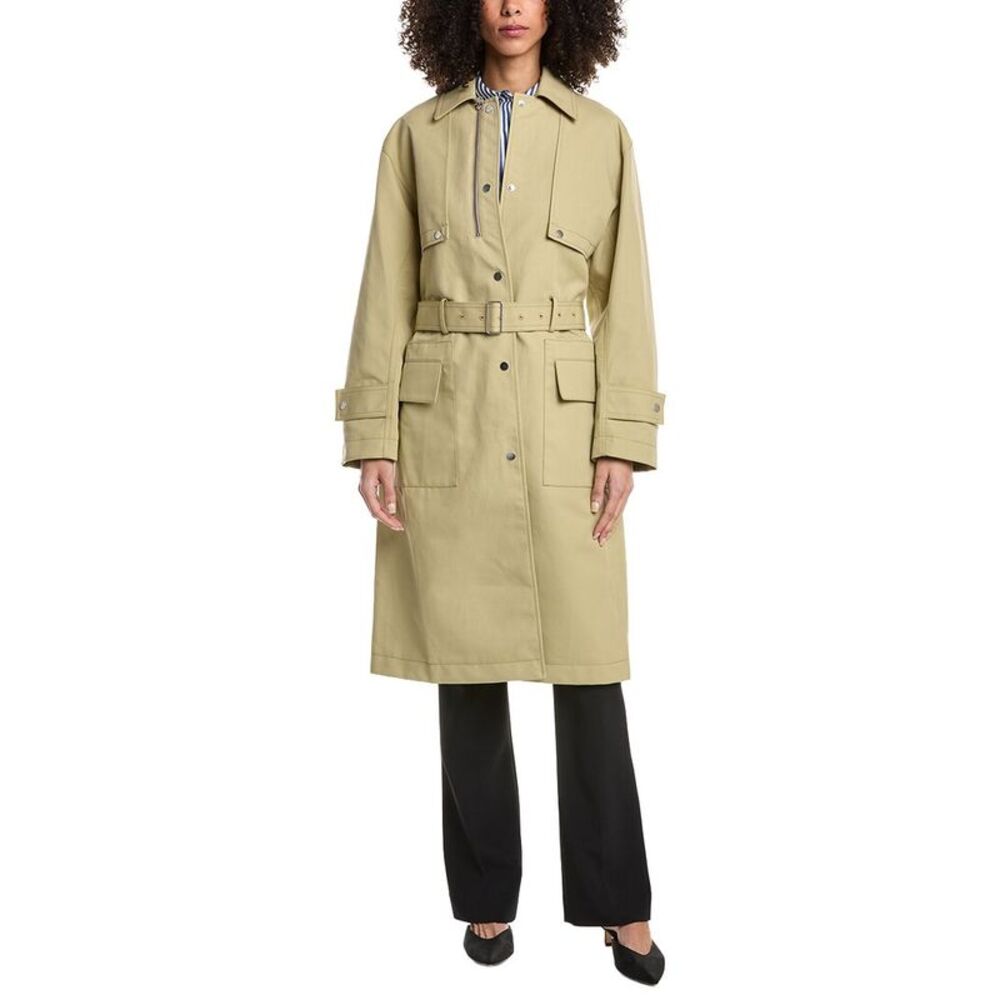 3.1 Phillip Lim Womens Convertible Mac Trench Coat